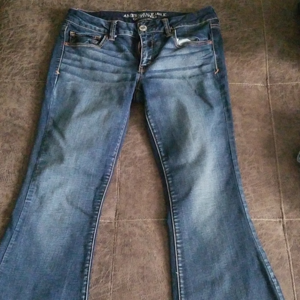 American Eagle Boho Artist Jean